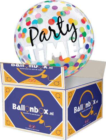 Homeslider doos met partyballon new